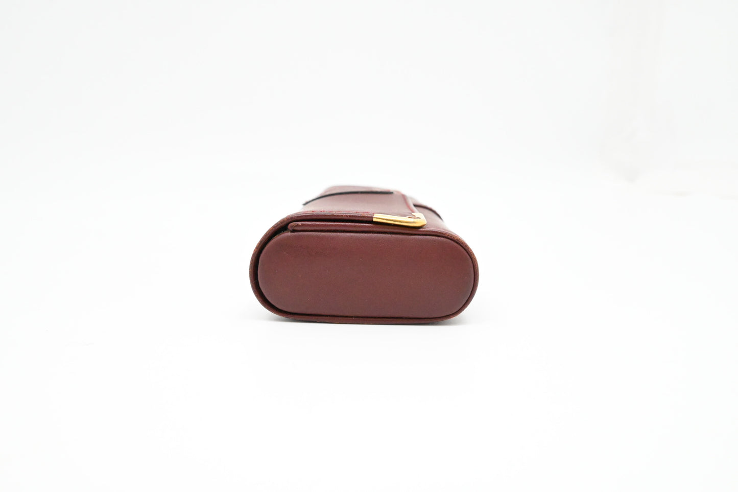 Cartier Glasses Case in Burgundy Leather