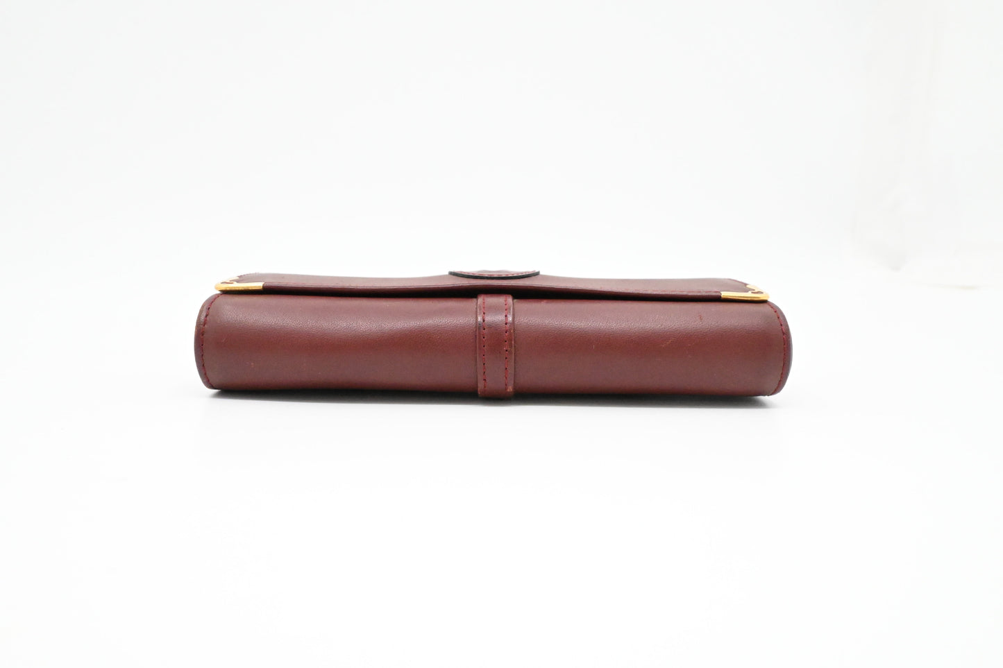 Cartier Glasses Case in Burgundy Leather