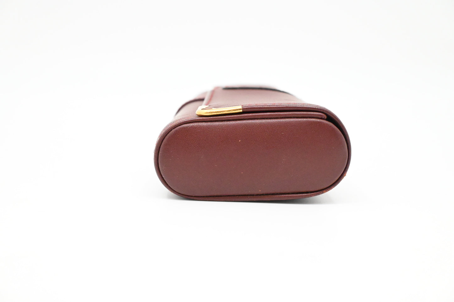 Cartier Glasses Case in Burgundy Leather