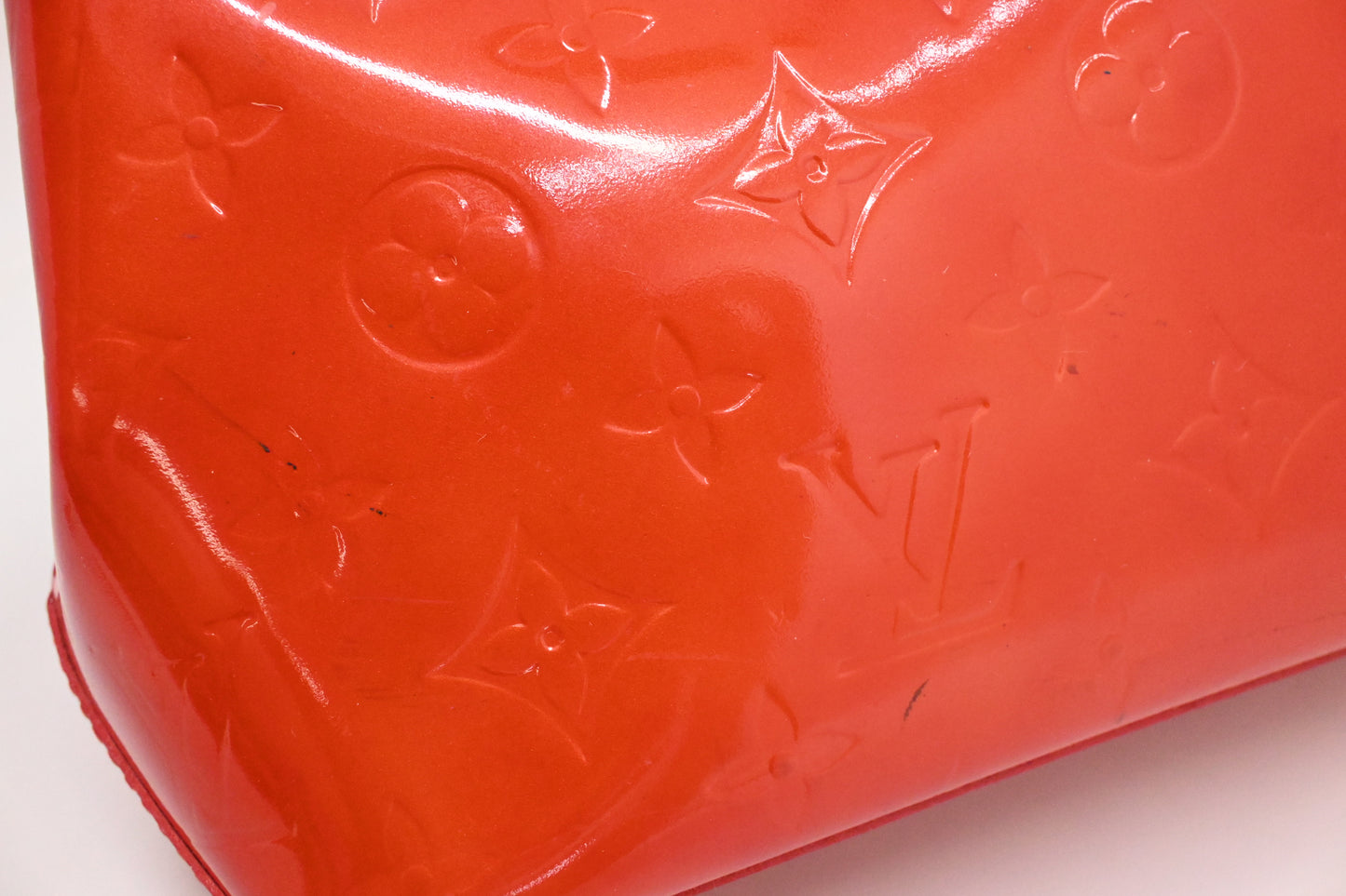 Louis Vuitton Reade PM In Red Vernis Leather