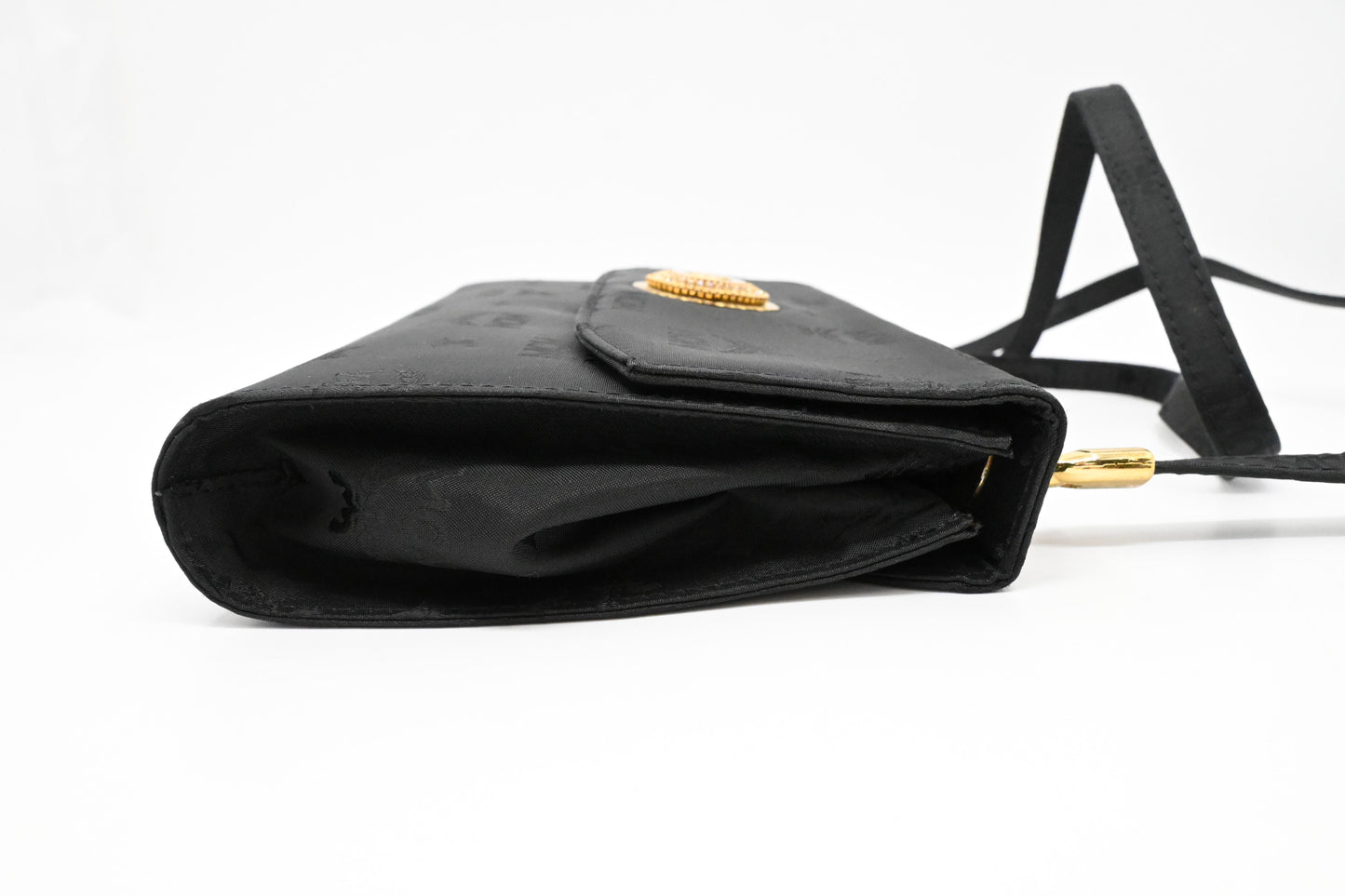 MCM Shoulder Bag in Black Canvas