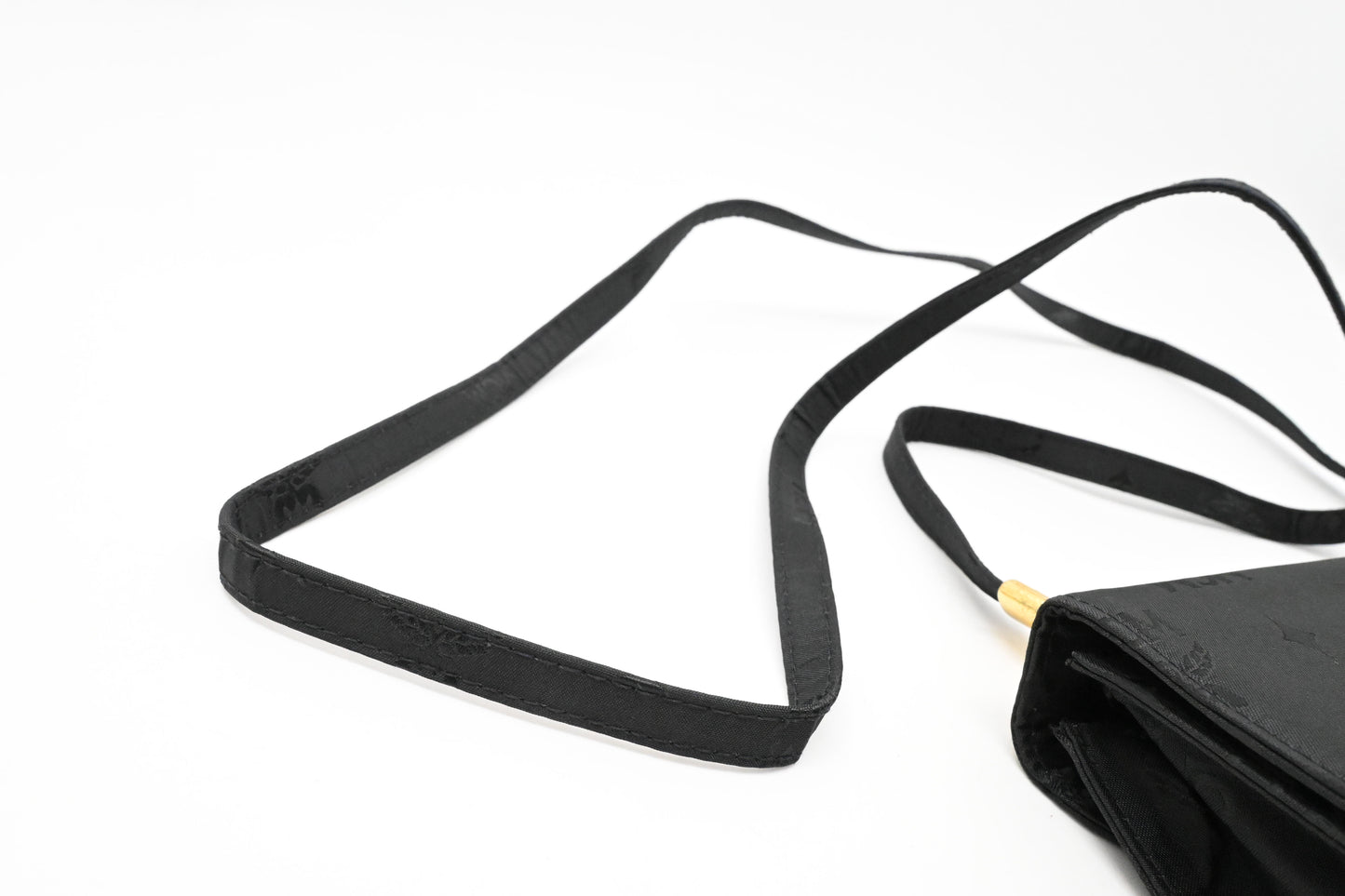 MCM Shoulder Bag in Black Canvas