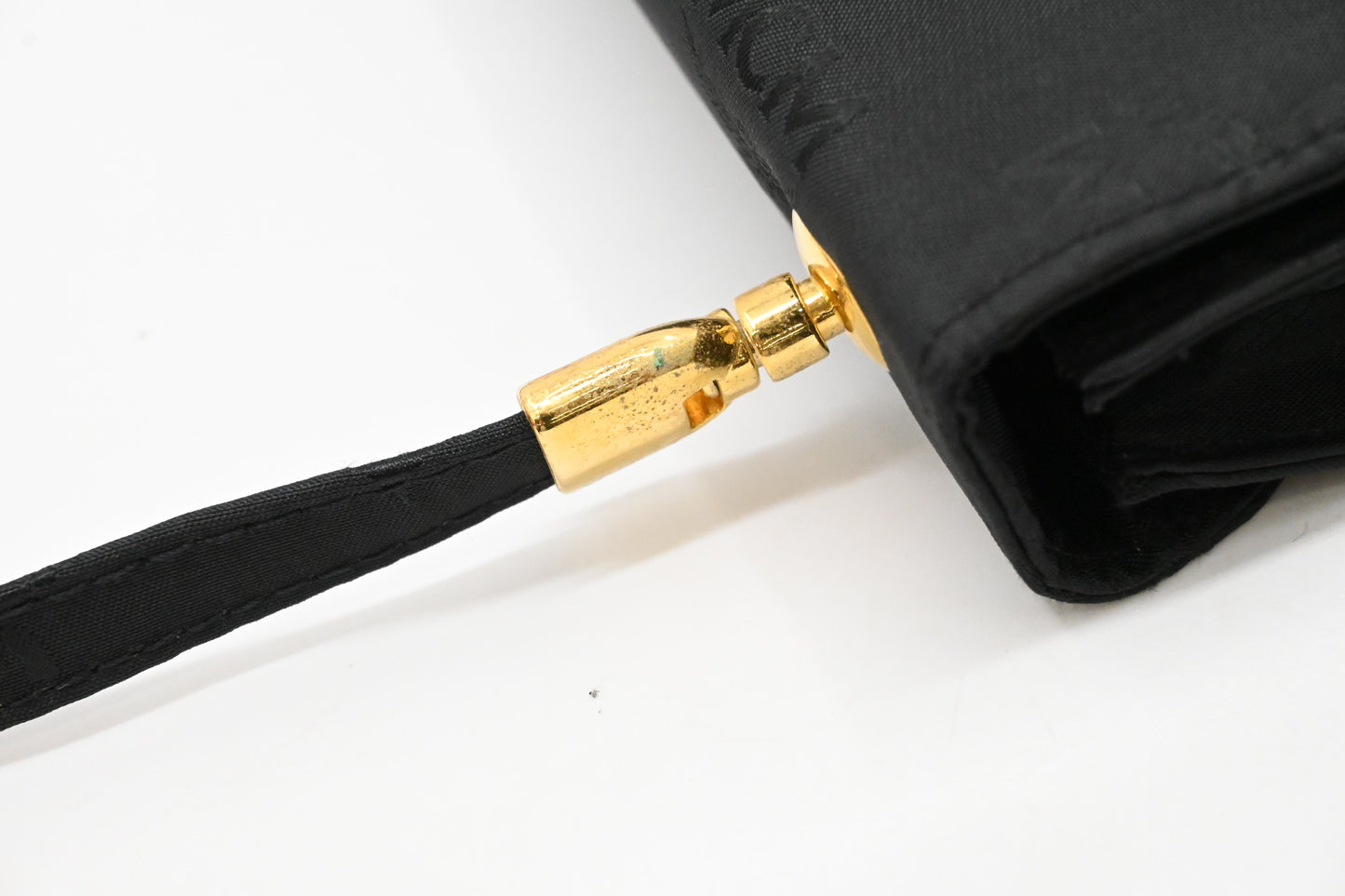 MCM Shoulder Bag in Black Canvas