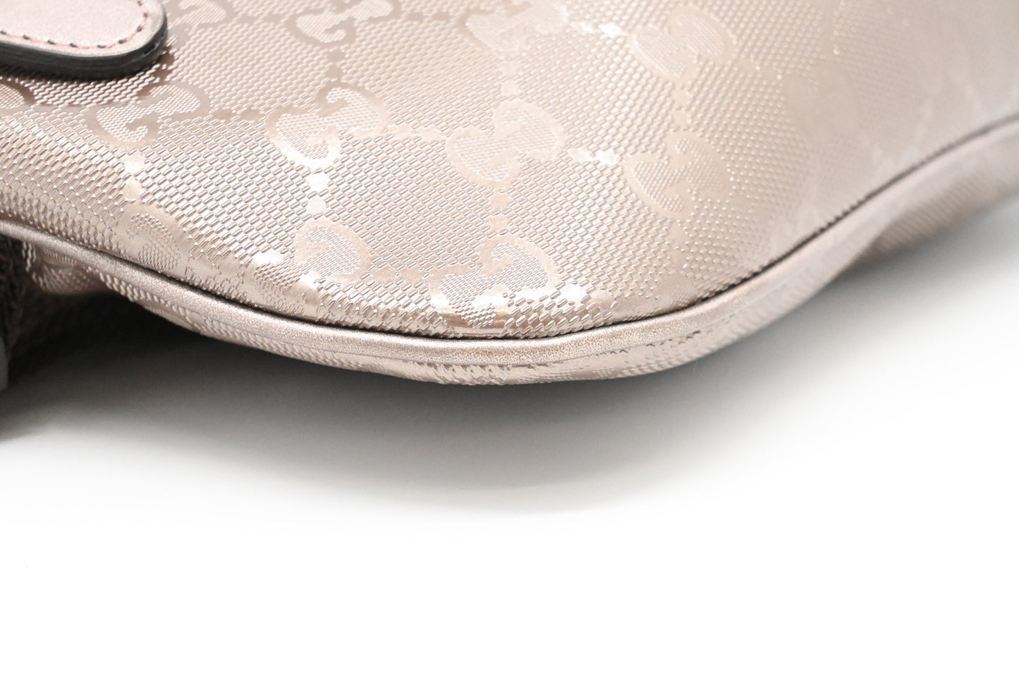 Gucci Bumbag in Silver-Pink Imprime Canvas
