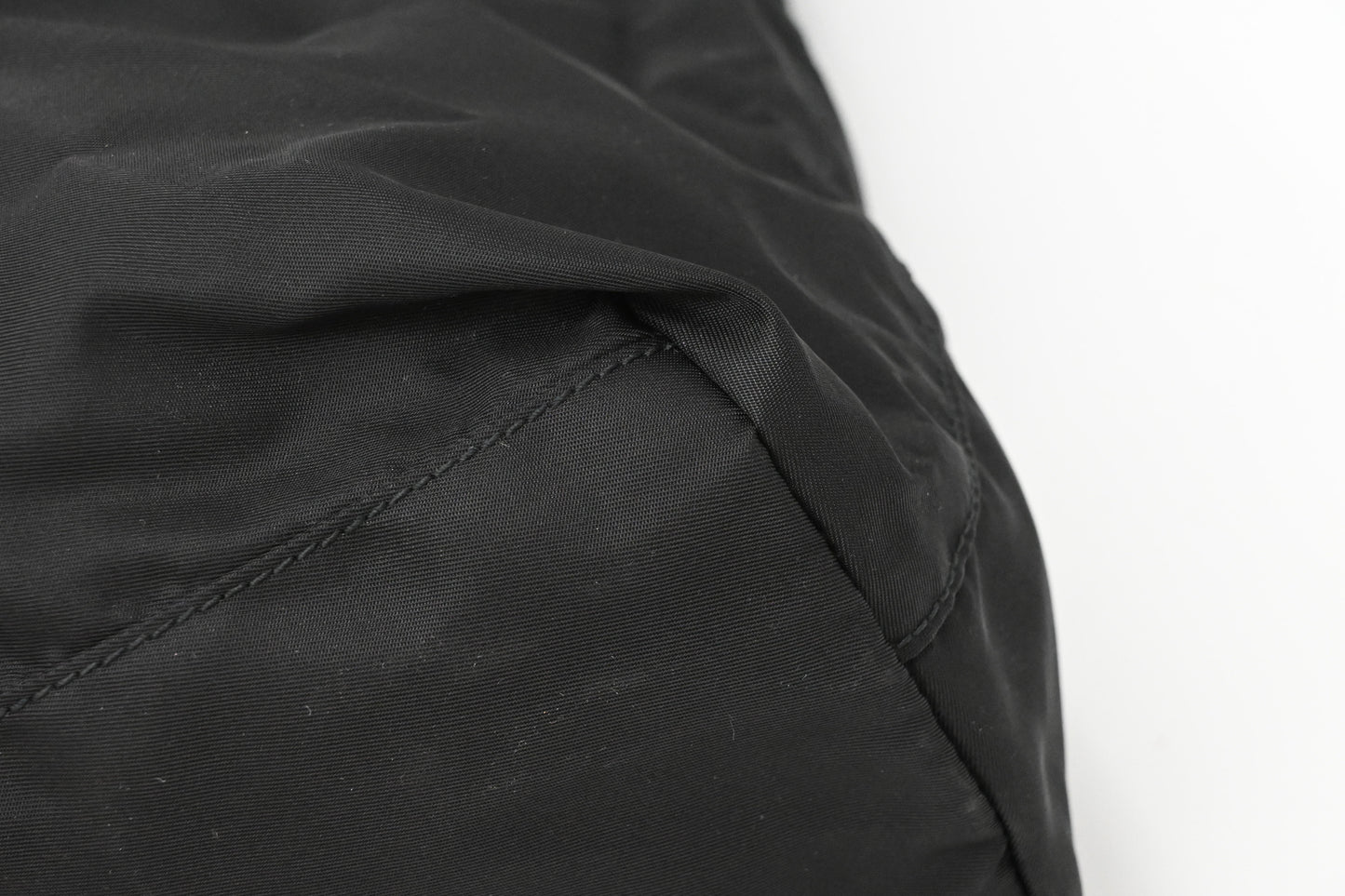 Prada Clown Tote in Black Canvas