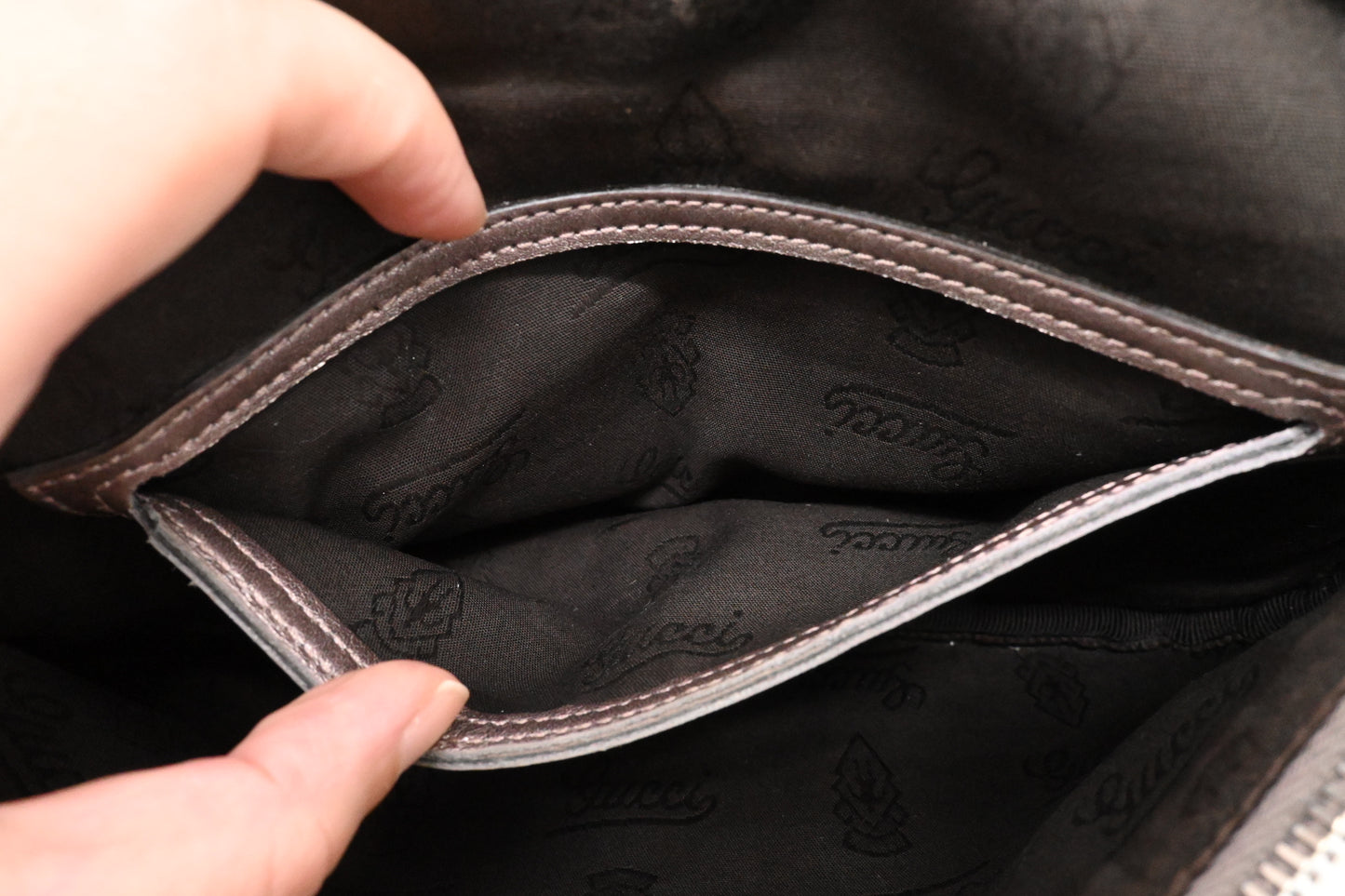Gucci Bumbag in Silver-Pink Imprime Canvas