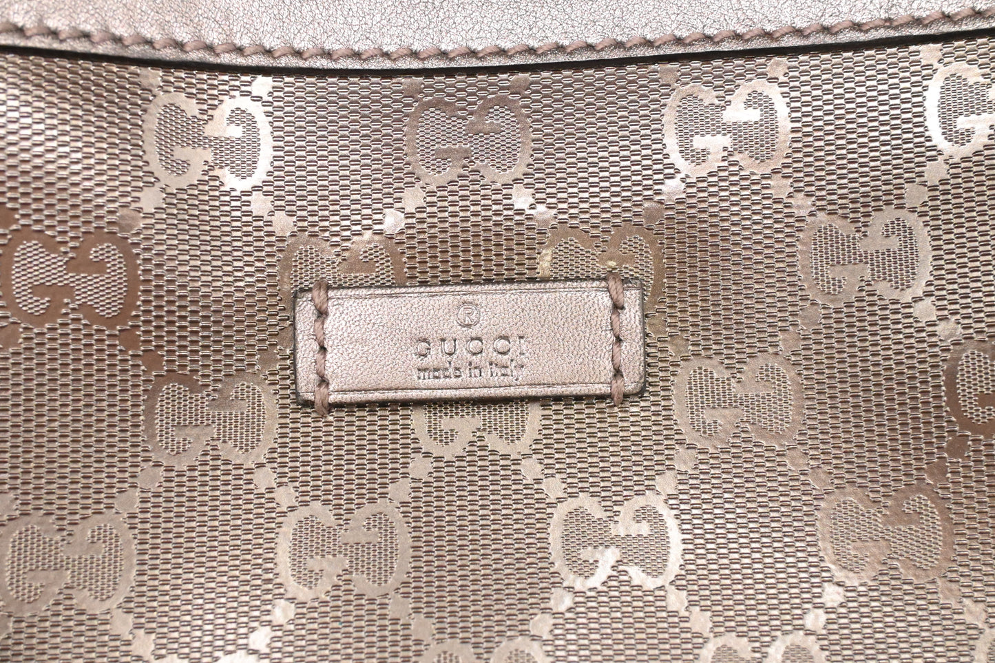 Gucci Bumbag in Silver-Pink Imprime Canvas