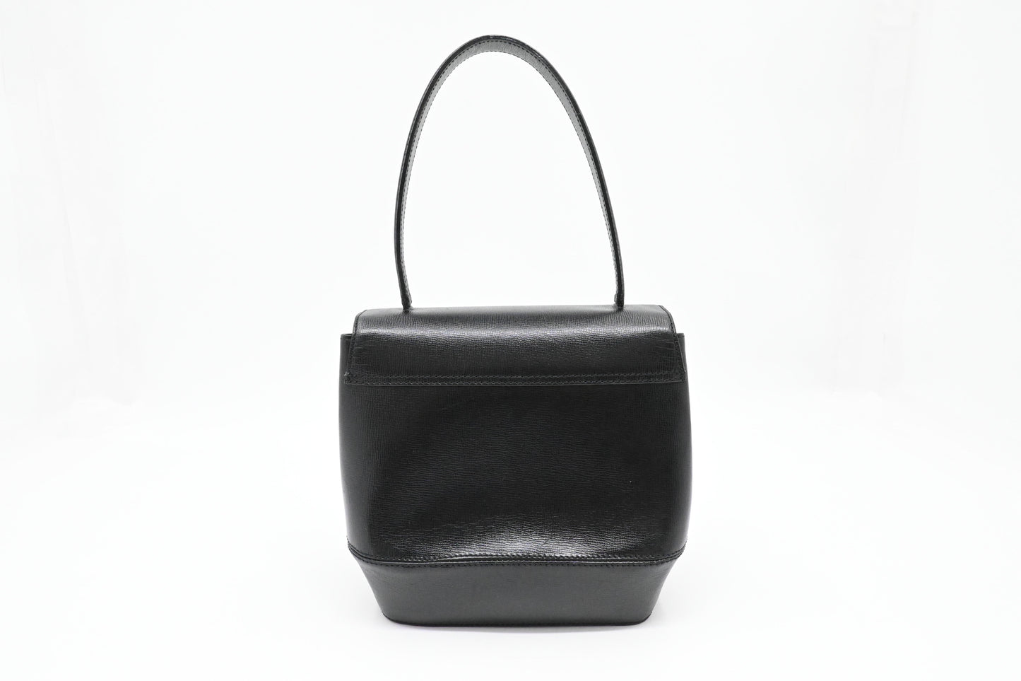 Dior Top Hand Bag in Black Leather