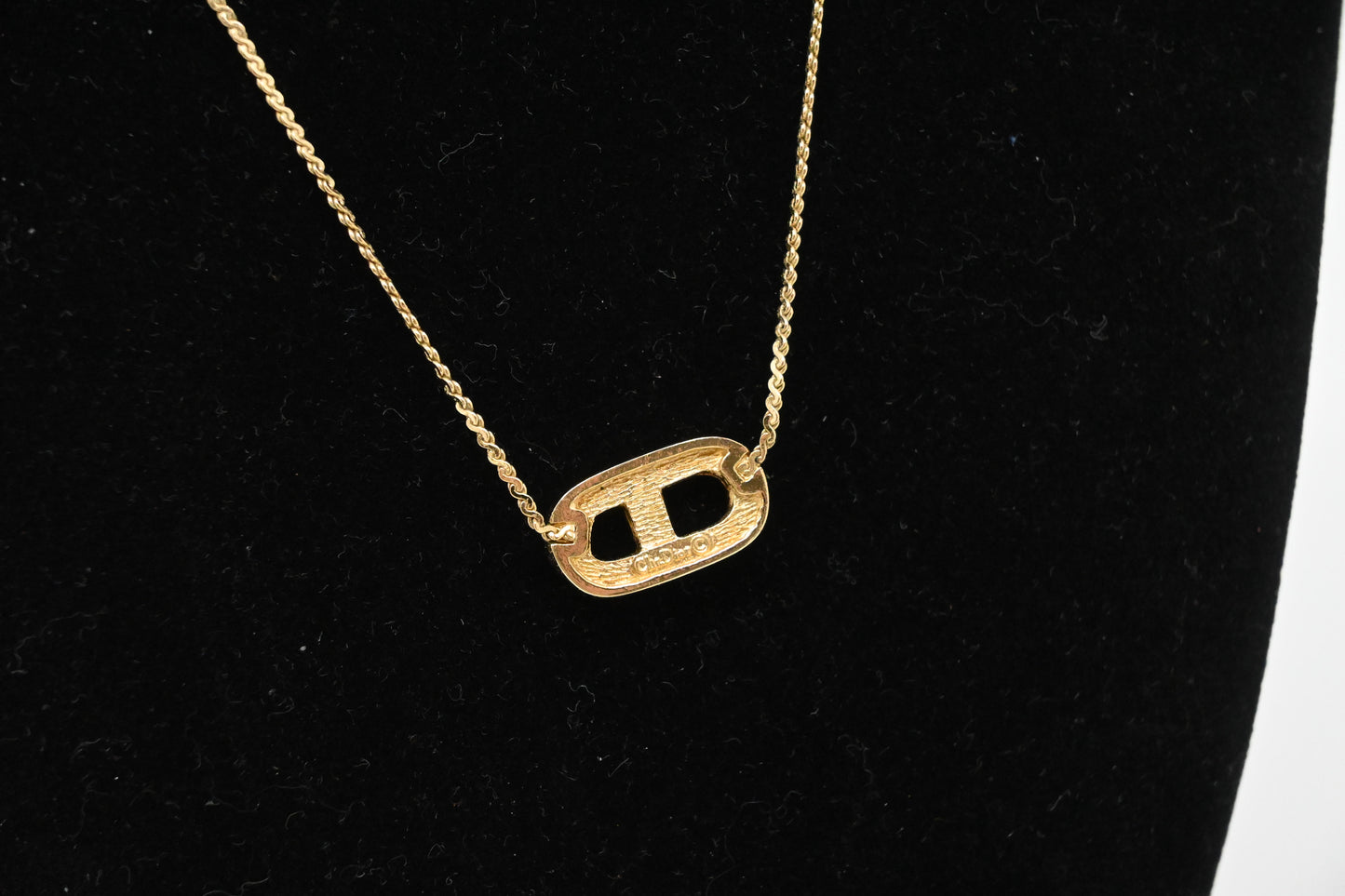 Dior CD Necklace with Stones