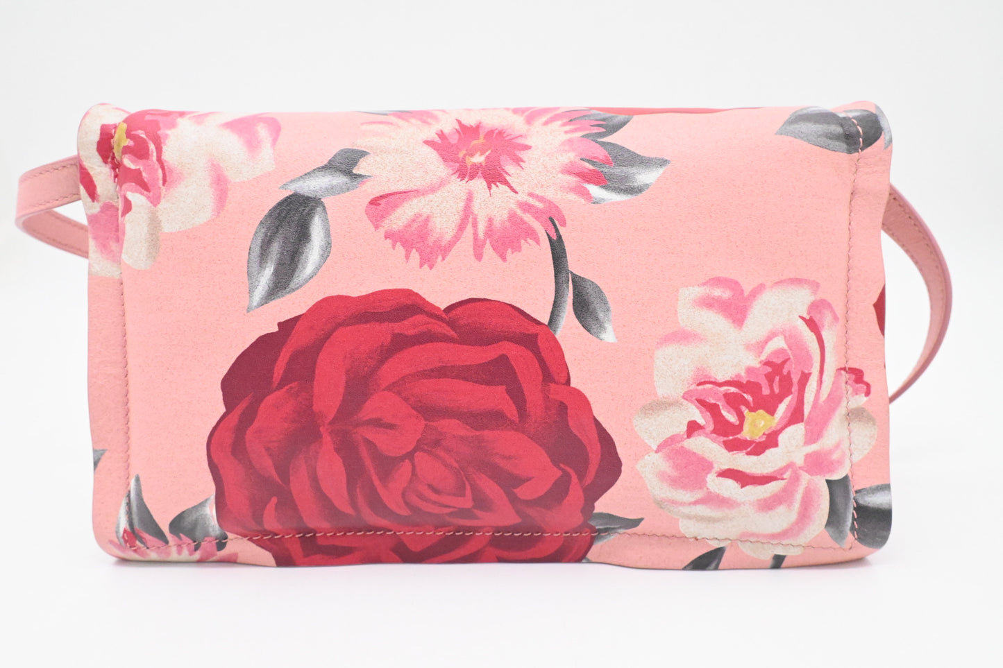 Ferragamo Crossbody Bag in Pink Floral Leather