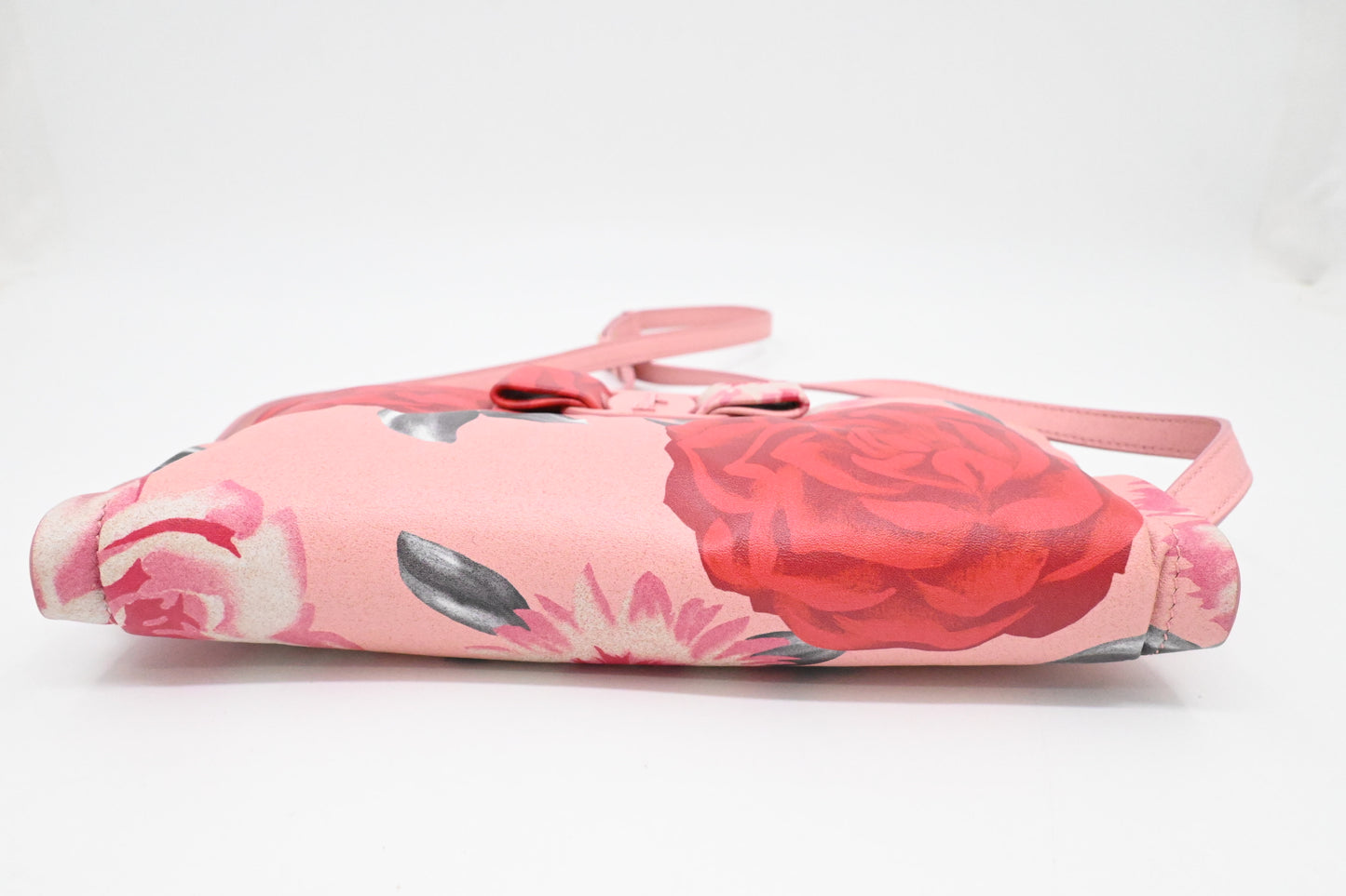 Ferragamo Crossbody Bag in Pink Floral Leather