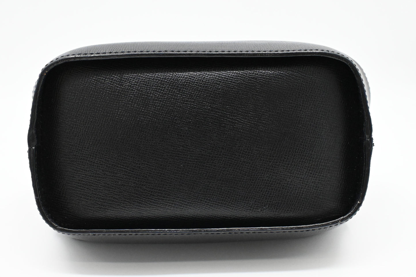 Dior Top Hand Bag in Black Leather