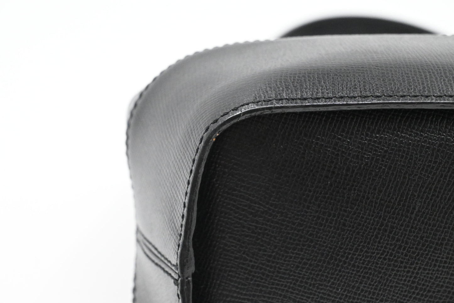 Dior Top Hand Bag in Black Leather