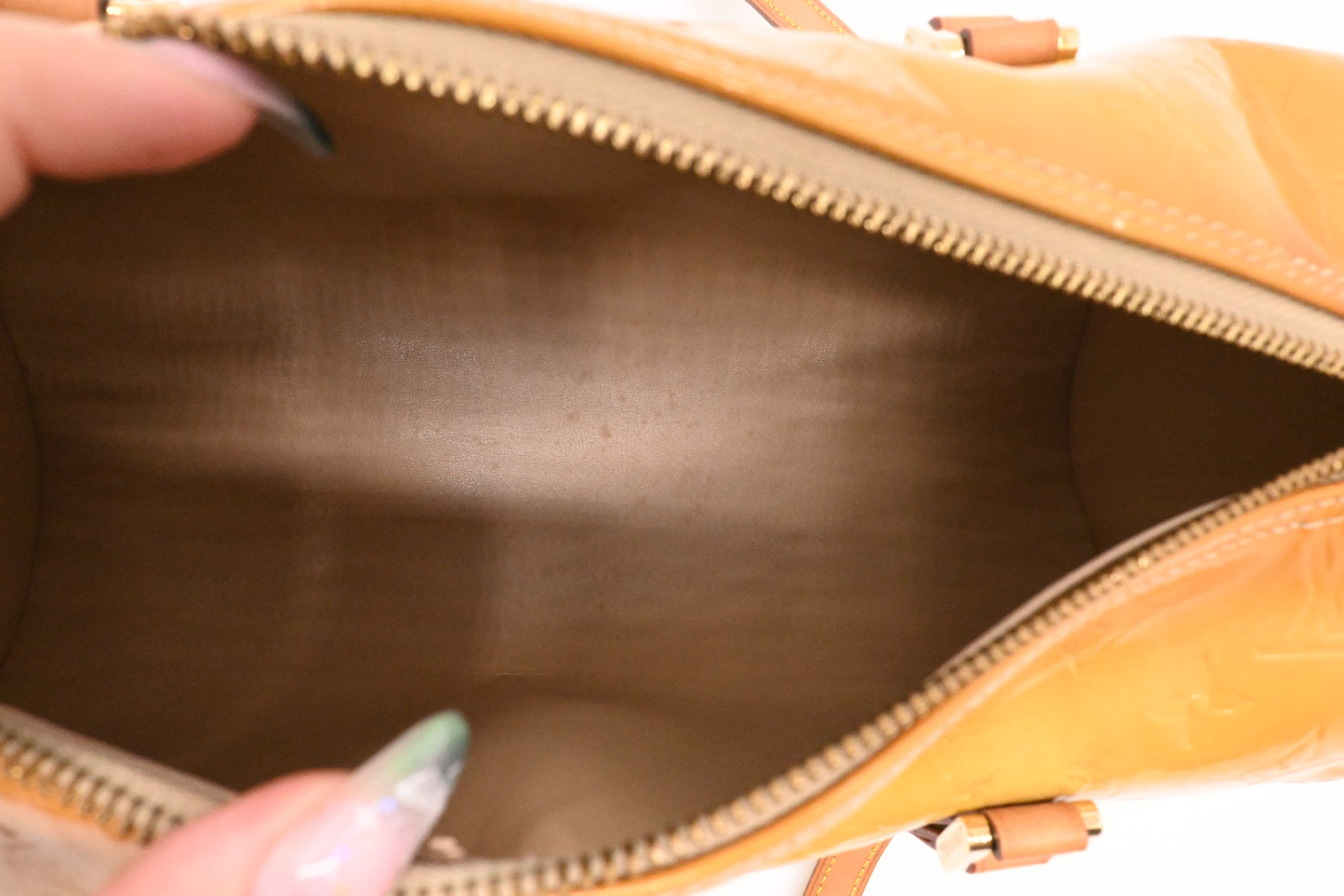 Louis Vuitton Bedford in Yellow Vernis Leather