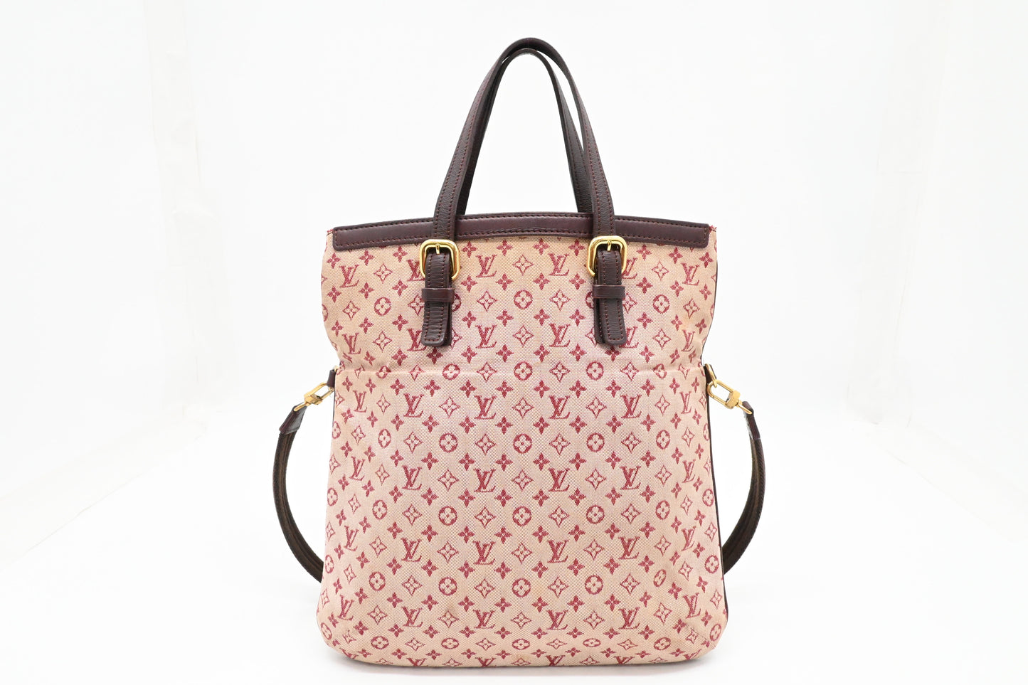 Louis Vuitton Francoise in Cherry Mini Lin Canvas