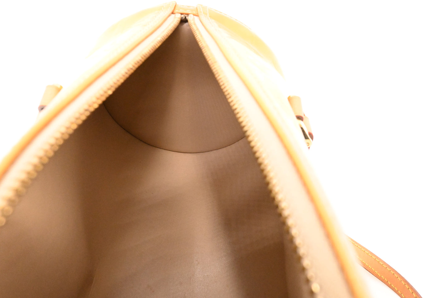 Louis Vuitton Bedford in Yellow Vernis Leather