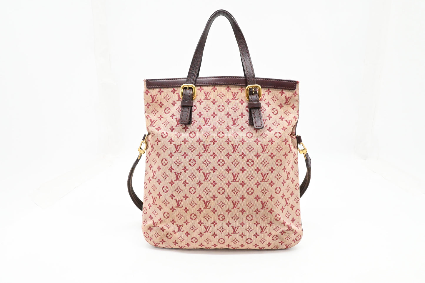 Louis Vuitton Francoise in Cherry Mini Lin Canvas