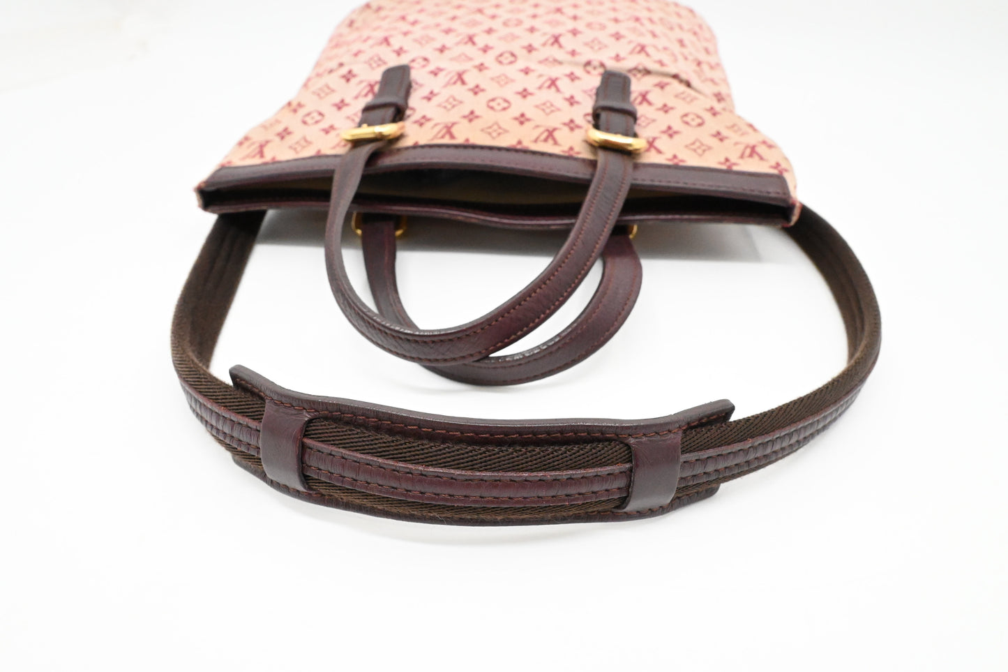 Louis Vuitton Francoise in Cherry Mini Lin Canvas