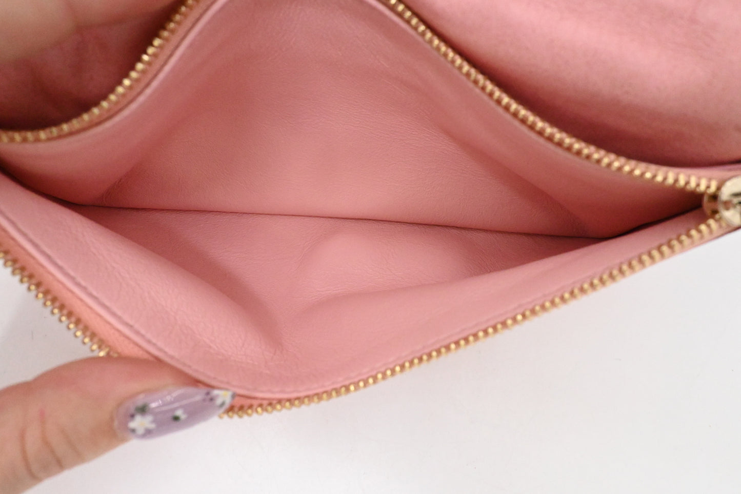 Ferragamo Crossbody Bag in Pink Floral Leather