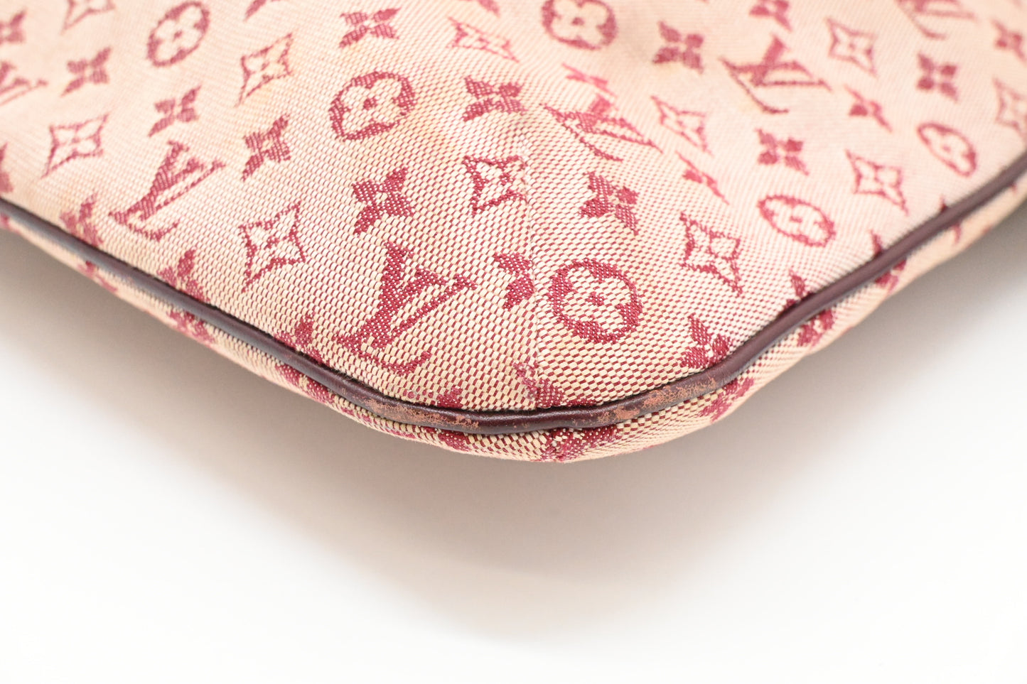 Louis Vuitton Francoise in Cherry Mini Lin Canvas