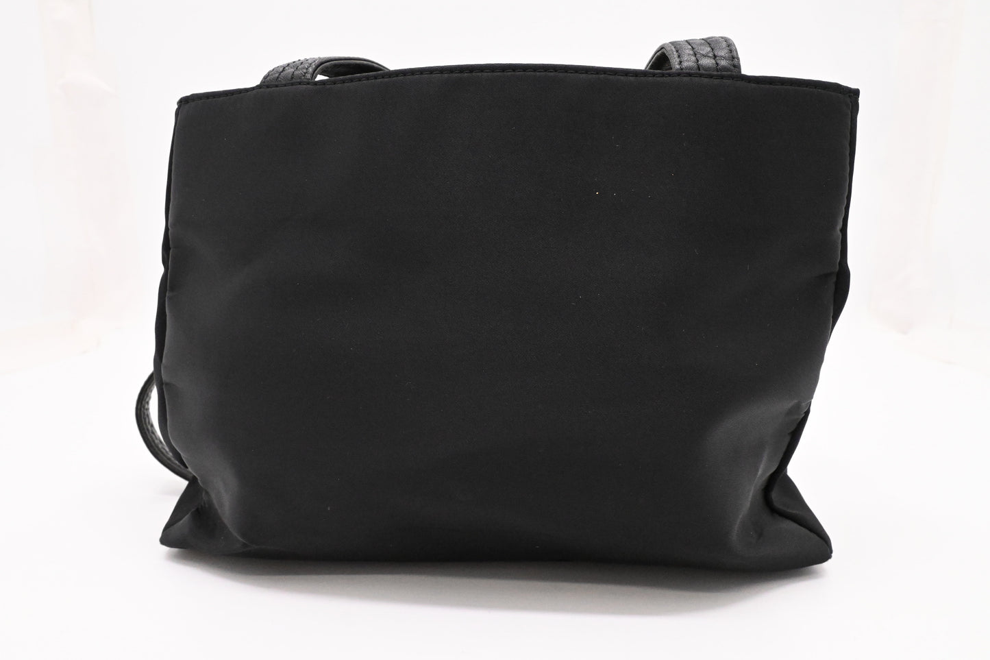 Versace Shoulder Bag in Black Nylon Canvas