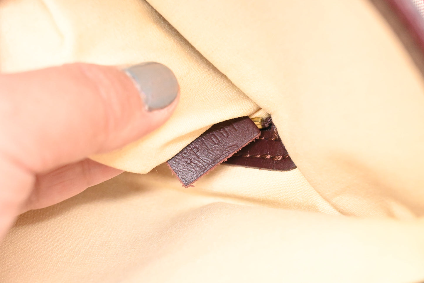 Louis Vuitton Francoise in Cherry Mini Lin Canvas