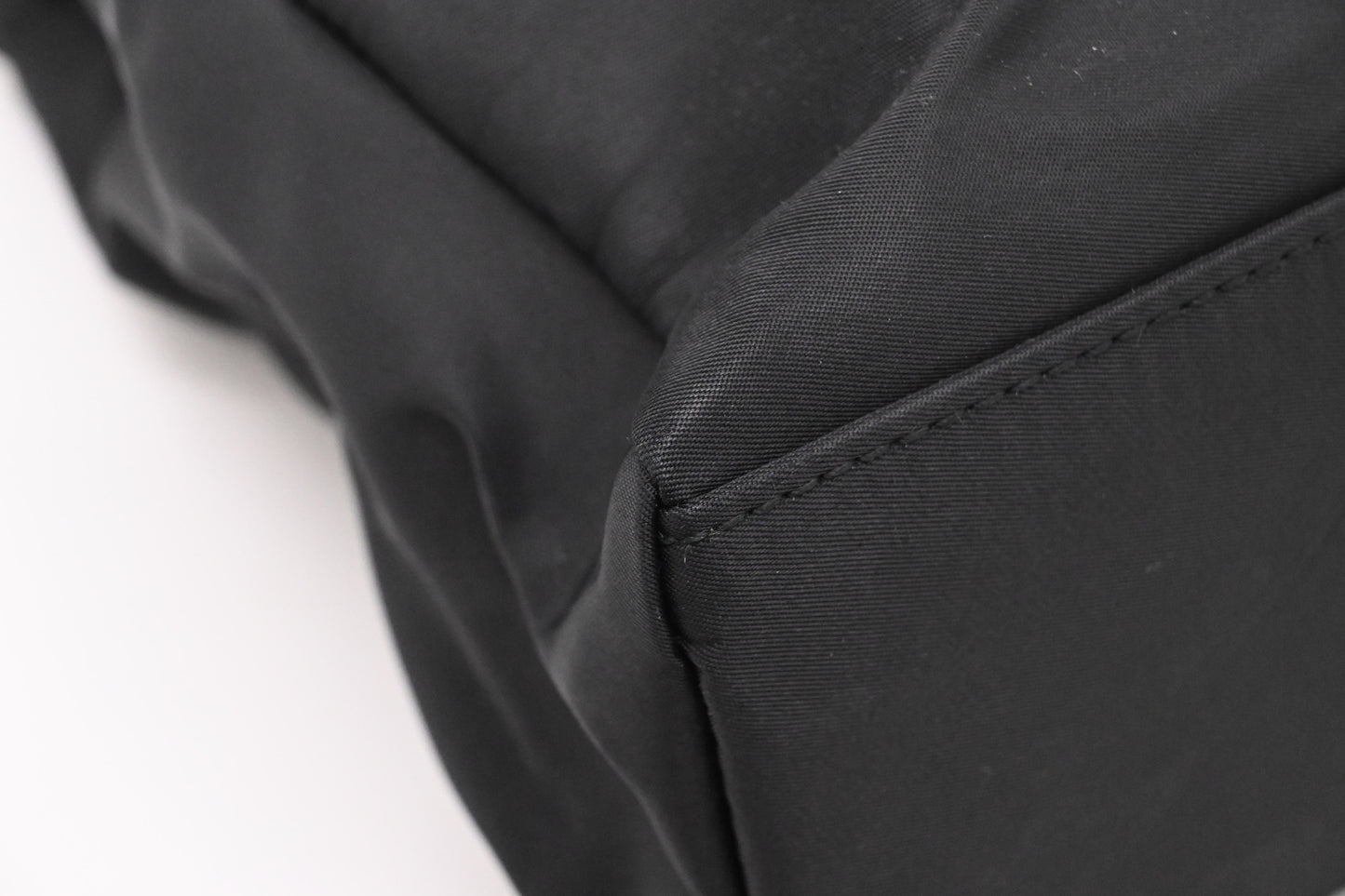 Versace Shoulder Bag in Black Nylon Canvas