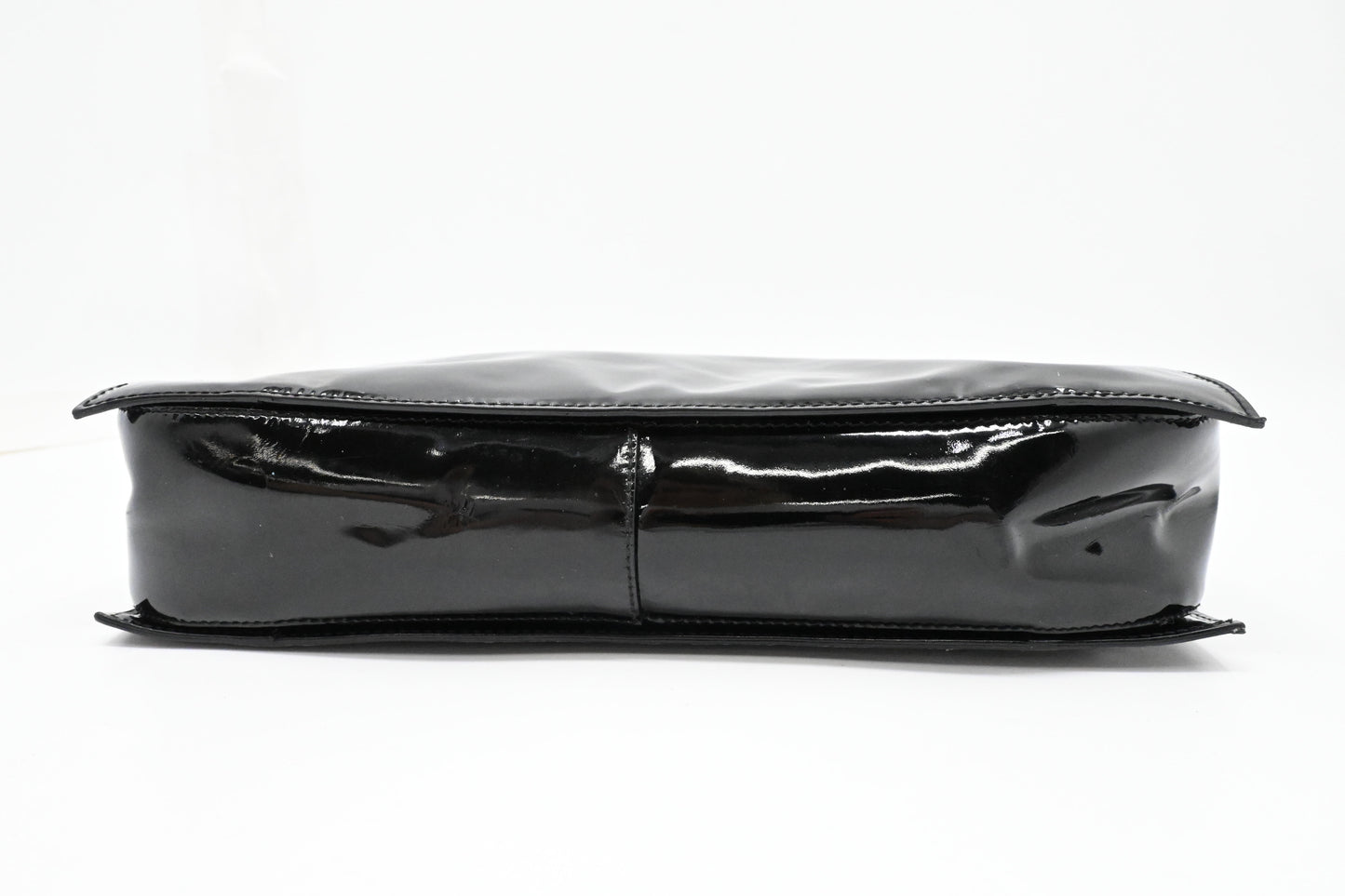 Fendi Shoulder Bag in Black Patent Leather