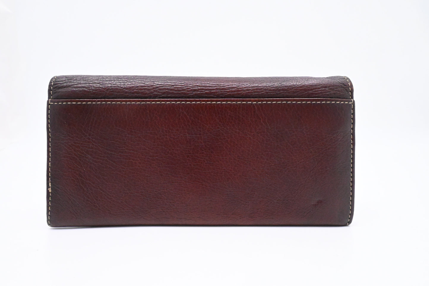 Gucci Long Wallet in Dark Burgundy Leather