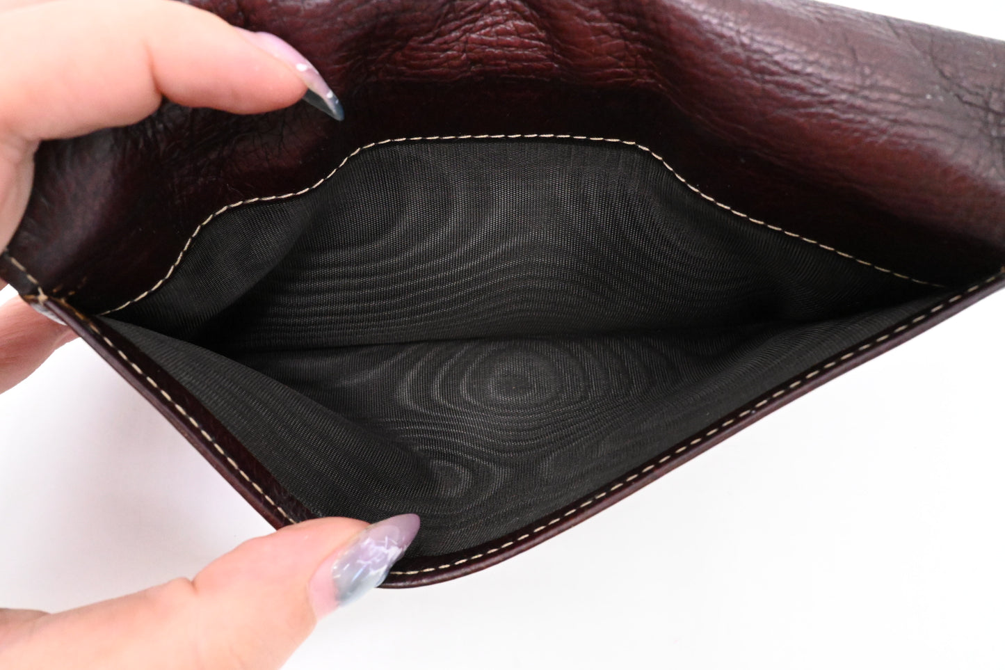 Gucci Long Wallet in Dark Burgundy Leather