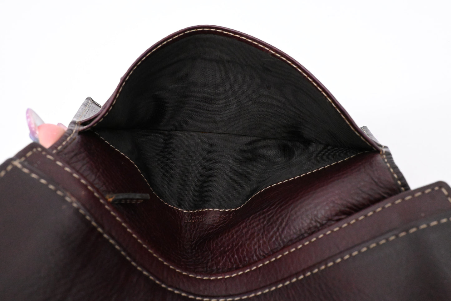 Gucci Long Wallet in Dark Burgundy Leather