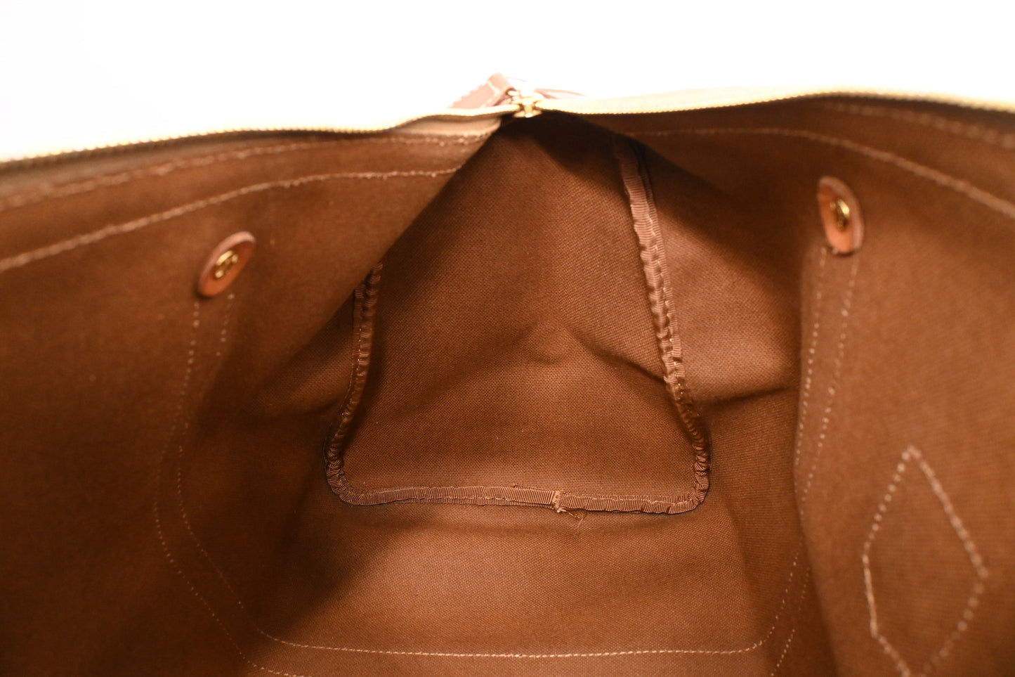 Celine Boston Bag in Brown Macadam Canvas