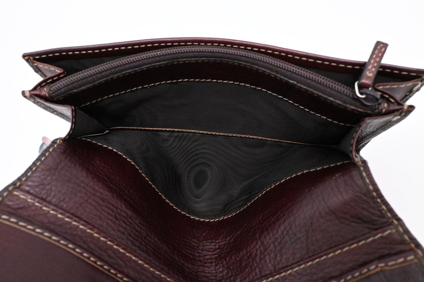 Gucci Long Wallet in Dark Burgundy Leather