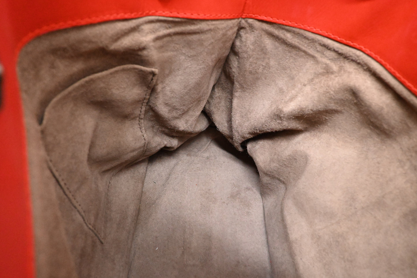 Bottega Veneta Handbag in Red Intrecciato Leather