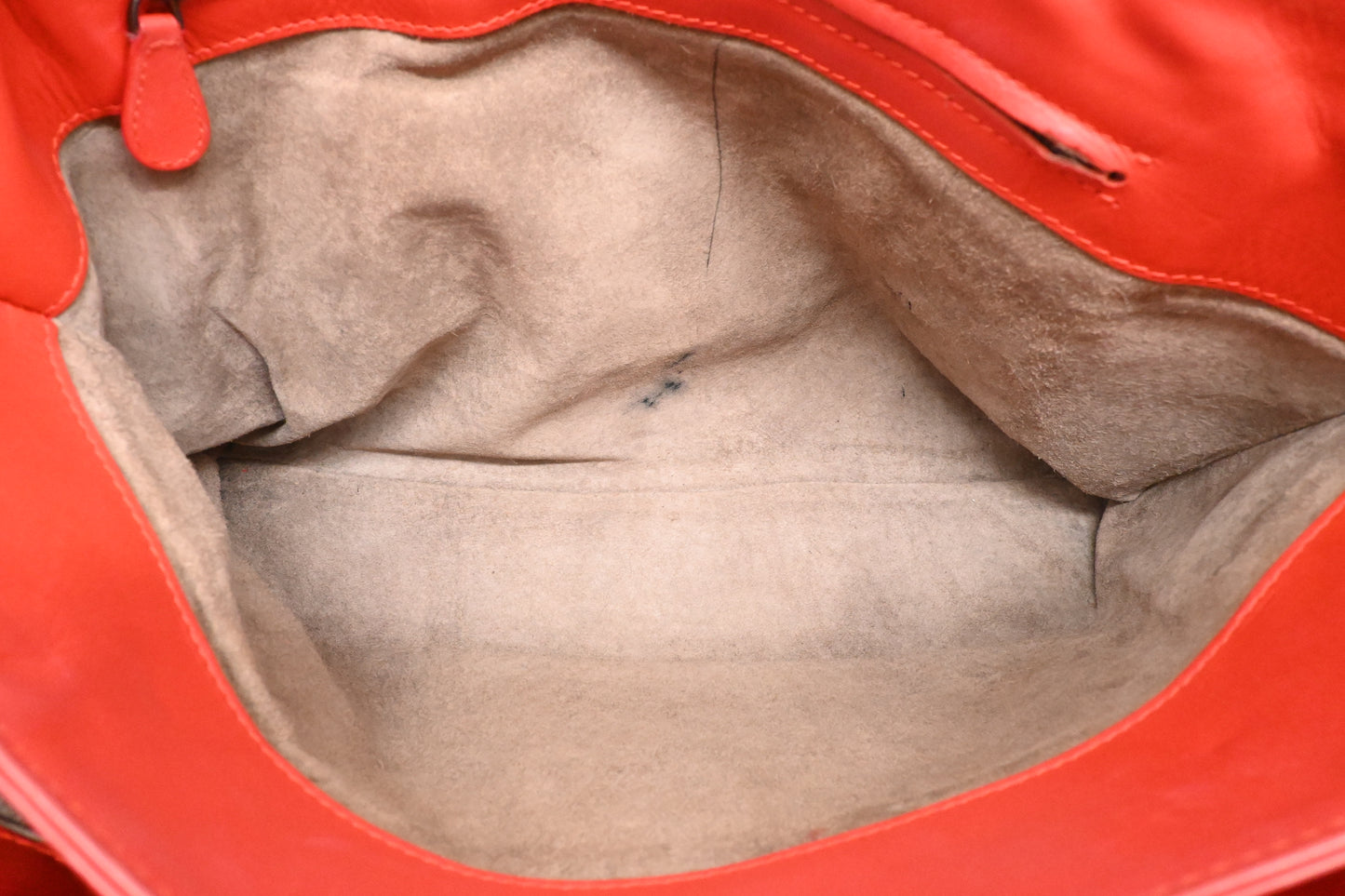 Bottega Veneta Handbag in Red Intrecciato Leather