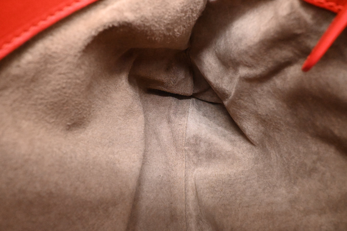 Bottega Veneta Handbag in Red Intrecciato Leather