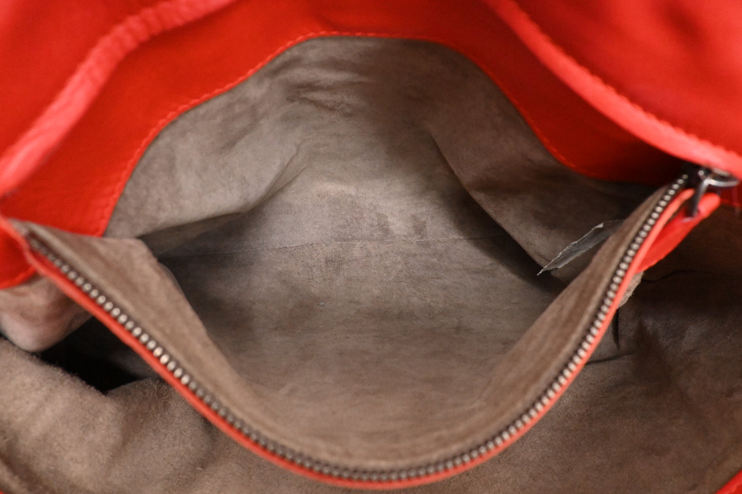 Bottega Veneta Handbag in Red Intrecciato Leather