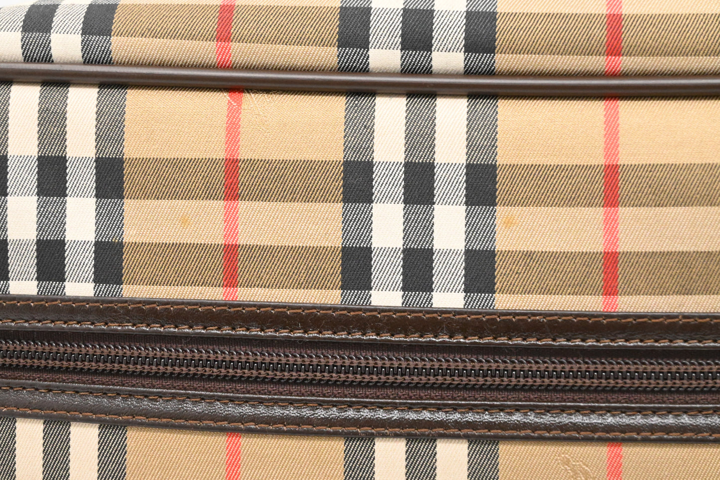 Burberry Travel Bag in Checked Canvas
