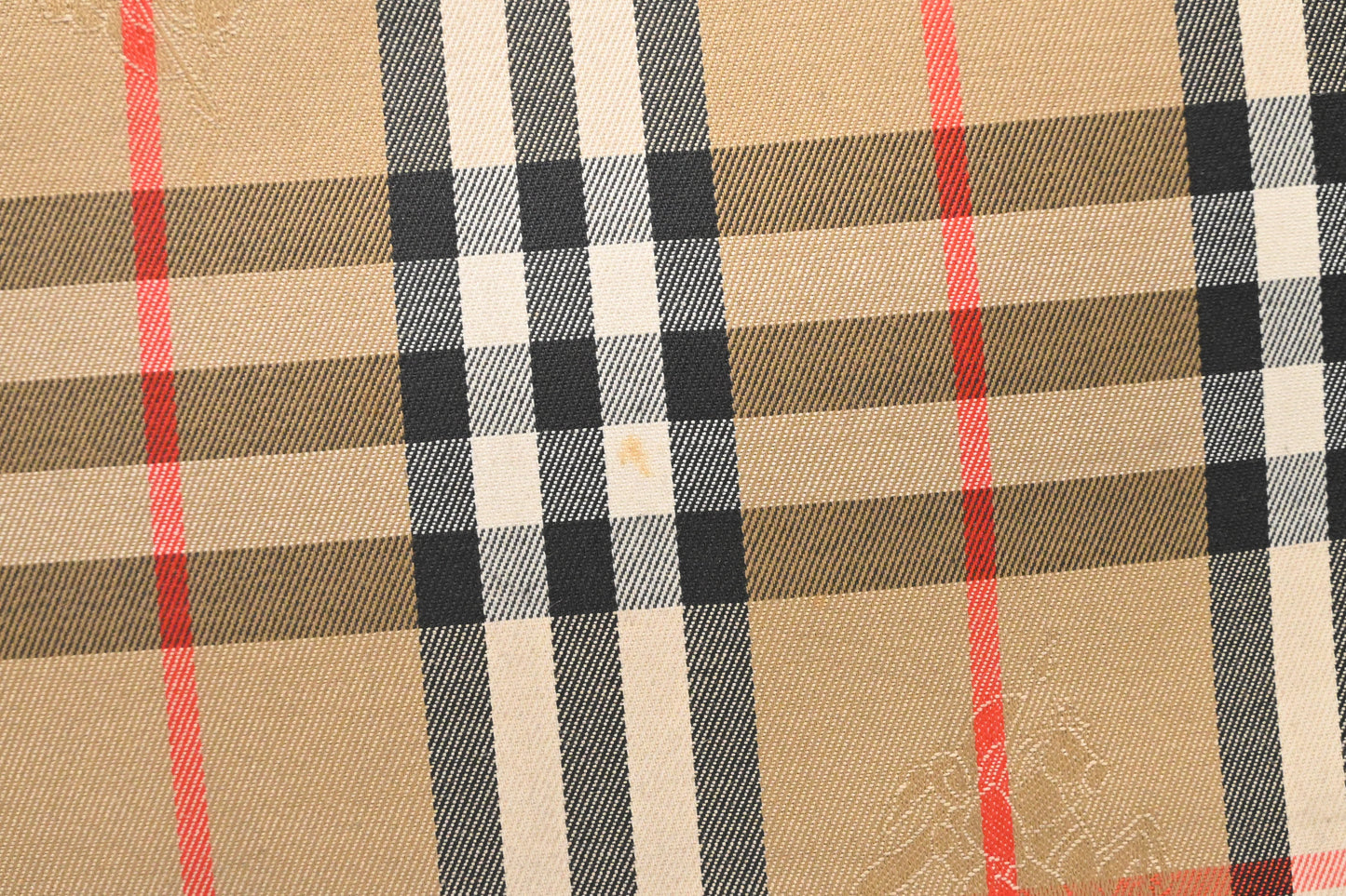 Burberry Travel Bag in Checked Canvas