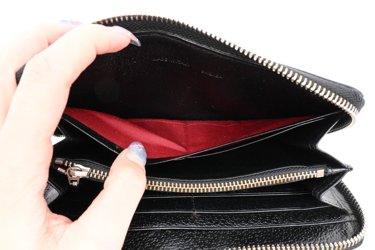 Bvlgari Zippy Wallet in Black Canvas