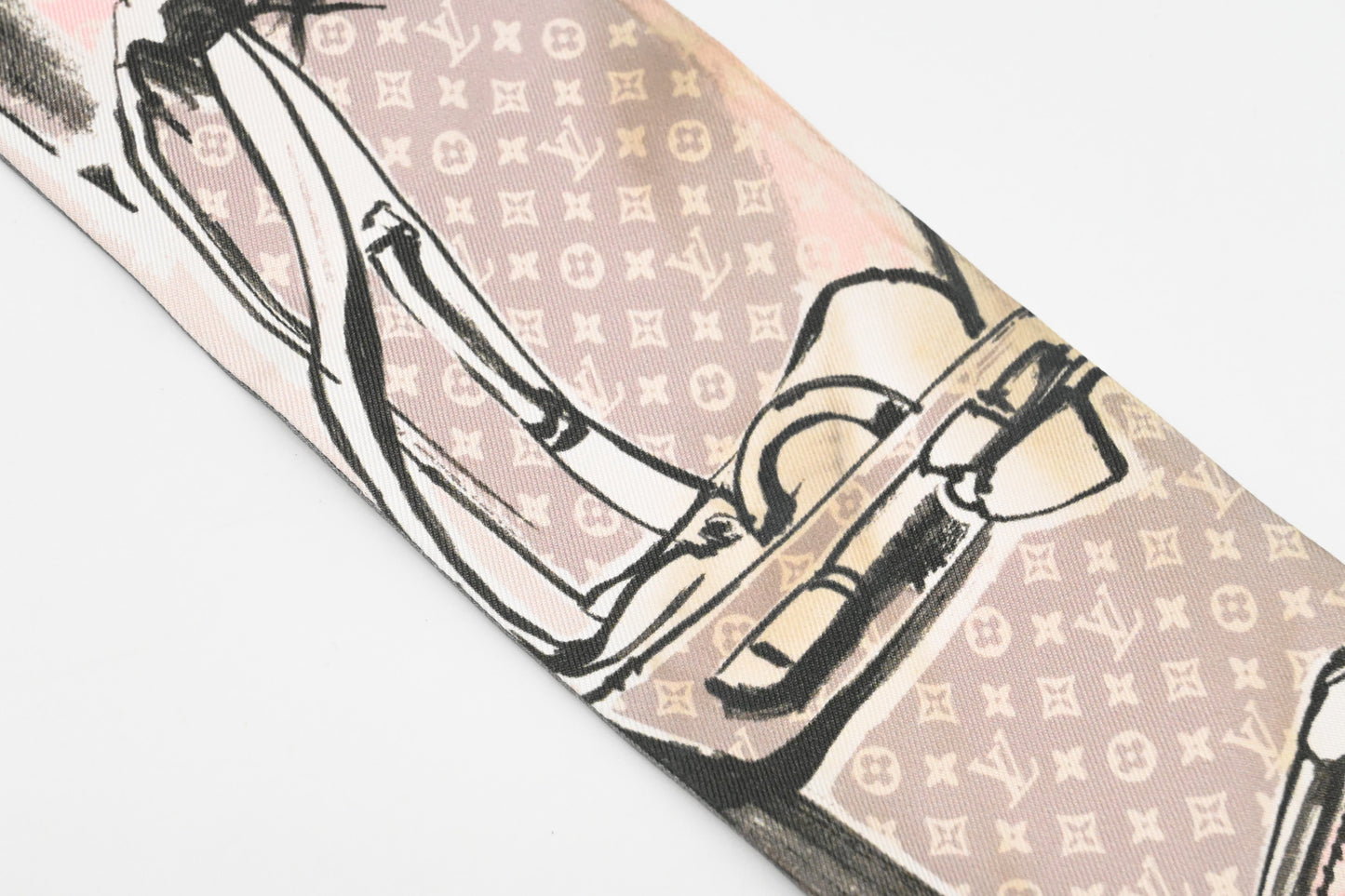 Louis Vuitton Trunk Bandeau in Pink Silk