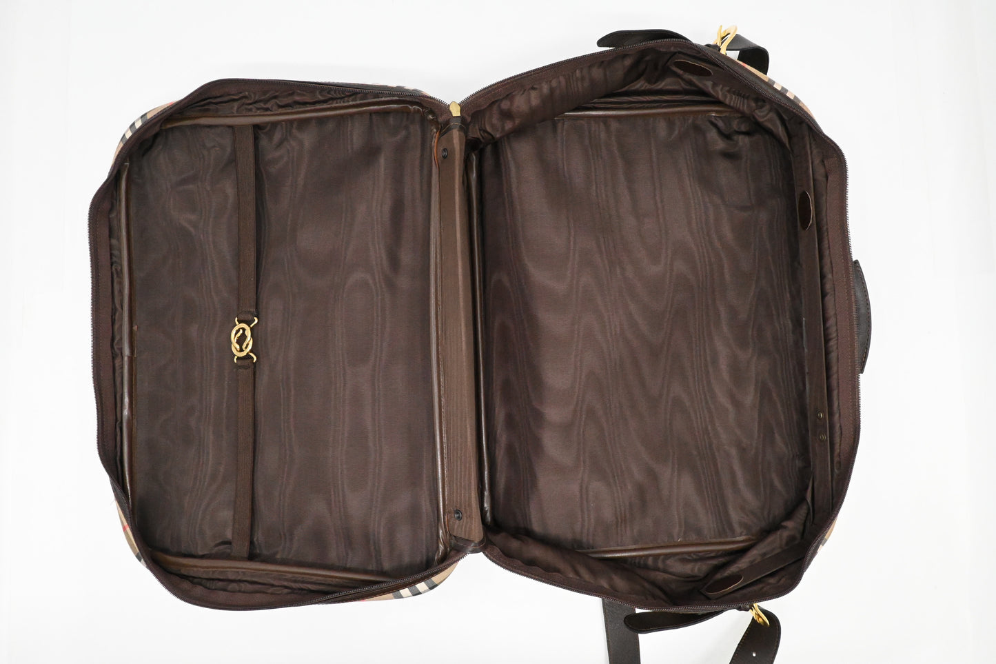 Burberry Travel Bag in Checked Canvas