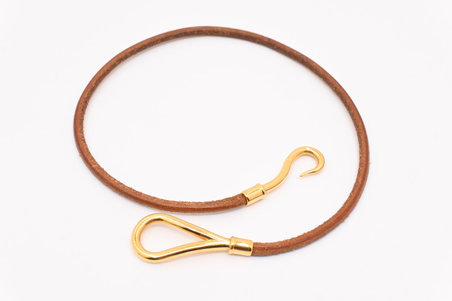 Hermes Jumbo Bracelet in Brown Leather