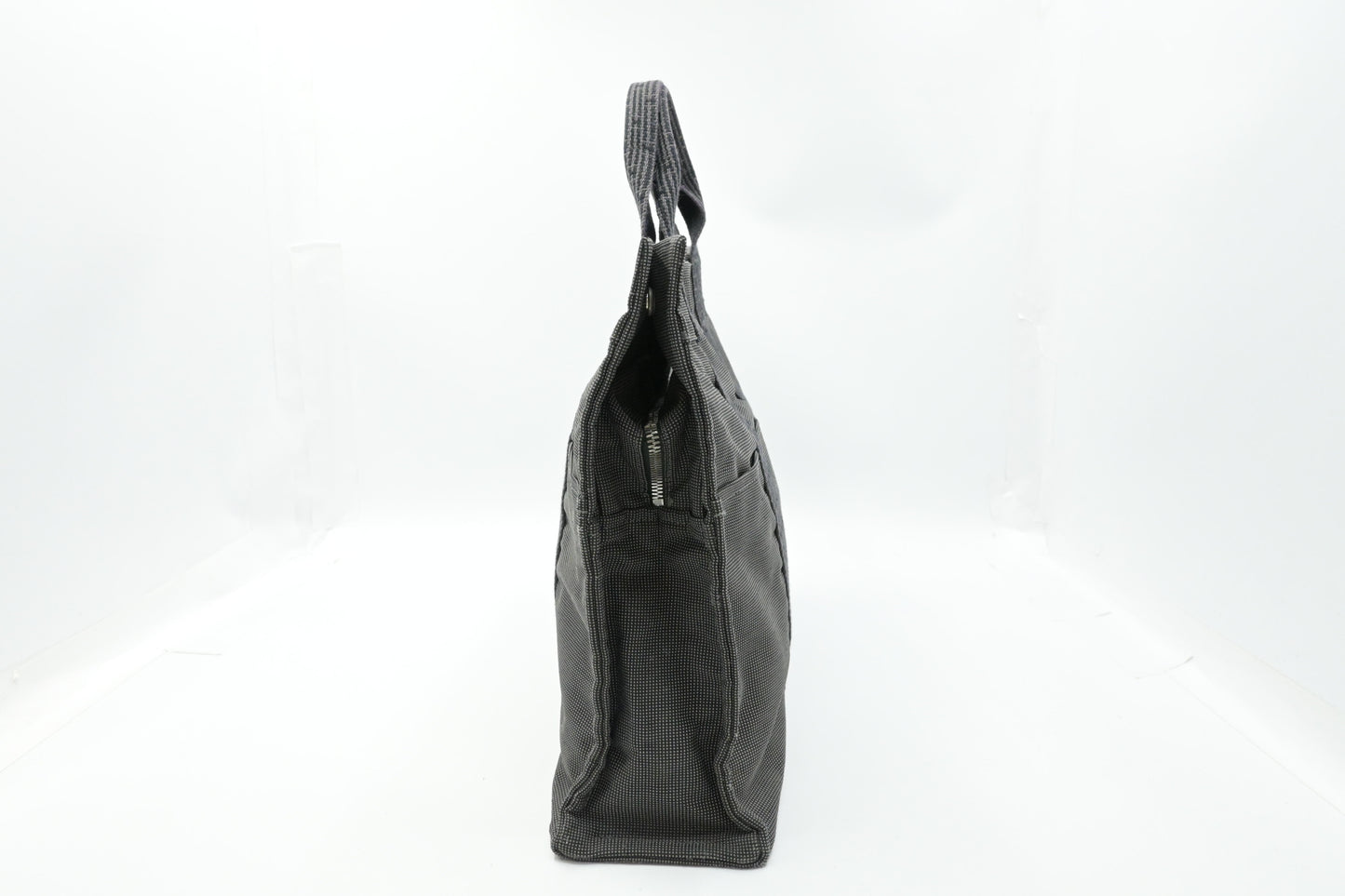 Hermes Herline Fourre-Tout in Grey Canvas