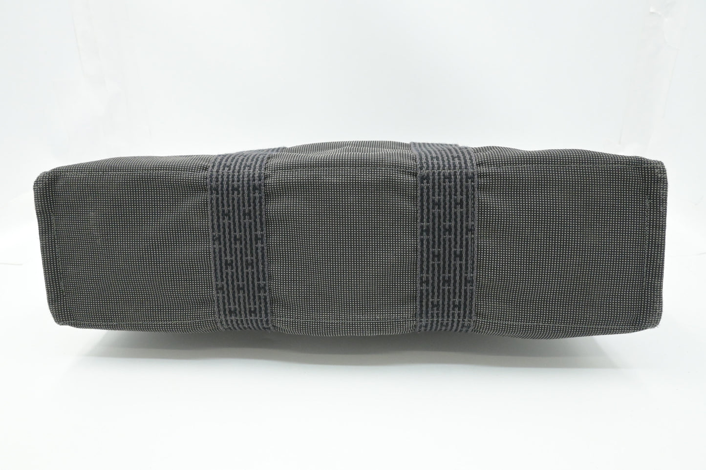 Hermes Herline Fourre-Tout in Grey Canvas