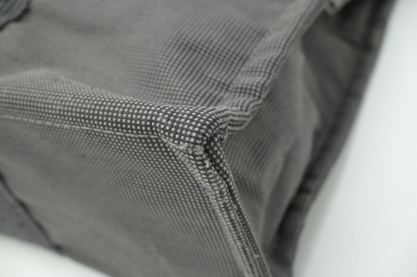 Hermes Herline Fourre-Tout in Grey Canvas