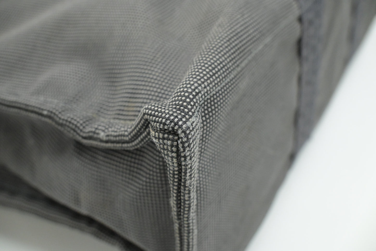 Hermes Herline Fourre-Tout in Grey Canvas