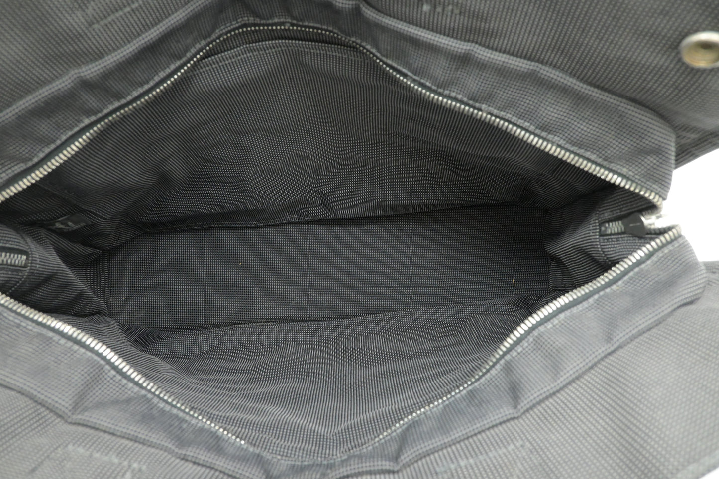 Hermes Herline Fourre-Tout in Grey Canvas