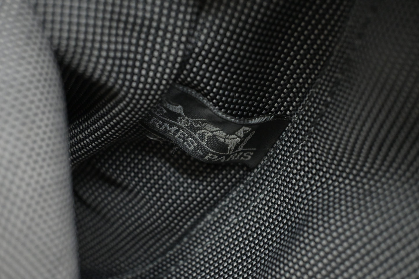 Hermes Herline Fourre-Tout in Grey Canvas