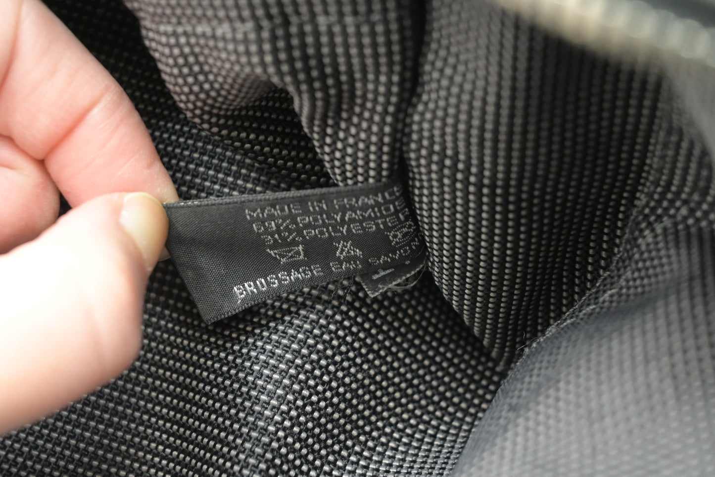 Hermes Herline Fourre-Tout in Grey Canvas